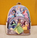 Princess Tiana Belle Mulan Ariel Jasmine Mini Backpack