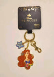 Ariel Floral the Little Mermaid Keychain Charm