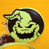 Loungefly Disney NBC Oogie Boogie Glow Villains Cosplay Coin Bag Wristlet
