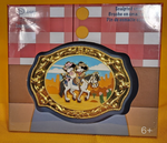 Western Mickey & Minnie Mouse Belt Buckle Cowboy LE Pin
