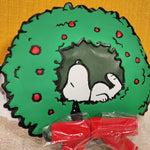 Peanuts Snoopy Woodstock Christmas Wreath Light UP Crossbody Bag