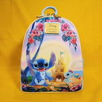 Loungefly Disney Lilo & Stitch SandCastle Beach Scene Scrump Mini Backpack