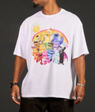 Cakeworthy Care Bears x Sesame Street Drop Sleeve Tee Shirt Unisex 2XL
