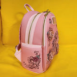 Loungefly Disney Princess Beauty and the Beast Pink Roses Belle Mini Backpack