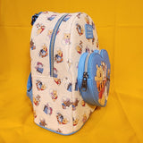 Winnie The Pooh Heart Hugs Cuddles Soft Tag Mini Backpack