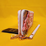 Dumbo Circus Peanuts Timothy Wristlet Wallet Pink Clutch