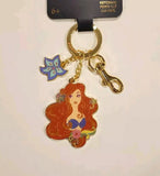 Ariel Floral the Little Mermaid Keychain Charm