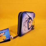 Loungefly Coraline Button Eye Flower the Cat Halloween Zip Around Wallet NEW
