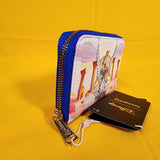 Loungefly Disney Hercules Mount Olympus Golden Gates Zip Around Wallet