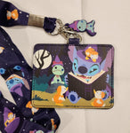 Lilo and Stitch Witch Story Time Ducklings Halloween Lanyard