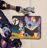 Lilo and Stitch Witch Story Time Ducklings Halloween Lanyard