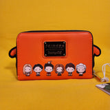 Loungefly F.R.I.E.N.D.S Intro Orange Couch TV Series Friends Zip Around Wallet