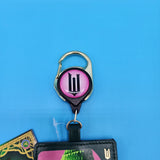 Wicked Elphaba & Glinda Retractable Lanyard ID Holder Green Wizard of Oz