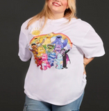 Cakeworthy Care Bears x Sesame Street Drop Sleeve Tee Shirt Unisex 2XL