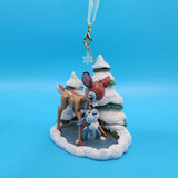Disney Bambi and Thumper Ice Skate Sketchbook Christmas Ornament