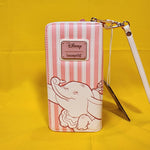 Dumbo Circus Peanuts Timothy Wristlet Wallet Pink Clutch