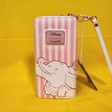 Dumbo Circus Peanuts Timothy Wristlet Wallet Pink Clutch