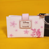 Loungefly Disney Winnie the Pooh Cherry Blossom Floral Embroidered Flap Wallet