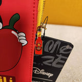 Mickey Mouse Hot Chili Sauce Packet Figural Flap Wallet