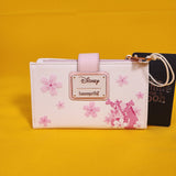 Loungefly Disney Winnie the Pooh Cherry Blossom Floral Embroidered Flap Wallet