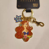 Ariel Floral the Little Mermaid Keychain Charm