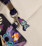 Lilo and Stitch Witch Story Time Ducklings Halloween Lanyard