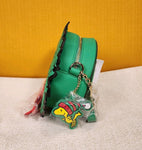 Peanuts Snoopy Woodstock Christmas Wreath Light UP Crossbody Bag
