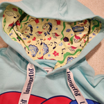 Ariel & Flounder the Little Mermaid Hoodie L