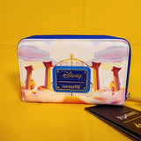 Loungefly Disney Hercules Mount Olympus Golden Gates Zip Around Wallet