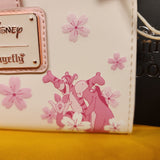 Loungefly Disney Winnie the Pooh Cherry Blossom Floral Embroidered Flap Wallet