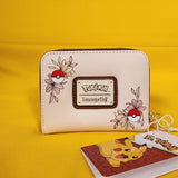 Loungefly Pokémon Pikachu & Eevee Floral Zip Wallet