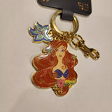 Ariel Floral the Little Mermaid Keychain Charm