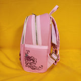 Loungefly Disney Princess Beauty and the Beast Pink Roses Belle Mini Backpack
