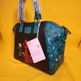 Loungefly Disney Princess Snow White Glitter Apple Floral Satchel Handbag