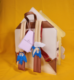 Loungefly Disney Snow White and the Seven Dwarfs Cottage Figural Mini Backpack