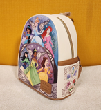 Princess Tiana Belle Mulan Ariel Jasmine Mini Backpack