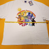 Cakeworthy Care Bears x Sesame Street Drop Sleeve Tee Shirt Unisex 2XL