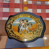 Western Mickey & Minnie Mouse Belt Buckle Cowboy LE Pin