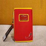 Mickey Mouse Hot Chili Sauce Packet Figural Flap Wallet