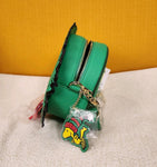 Peanuts Snoopy Woodstock Christmas Wreath Light UP Crossbody Bag