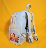 Loungefly Disney Lilo & Stitch SandCastle Beach Scene Scrump Mini Backpack