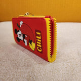 Mickey Mouse Hot Chili Sauce Packet Figural Flap Wallet