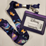 Lilo and Stitch Witch Story Time Ducklings Halloween Lanyard