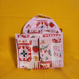 Strawberry Shortcake Pink Patchwork Custard Mini Backpack Organizer Insert