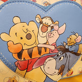 Winnie The Pooh Heart Hugs Cuddles Soft Tag Mini Backpack