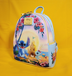 Loungefly Disney Lilo & Stitch SandCastle Beach Scene Scrump Mini Backpack