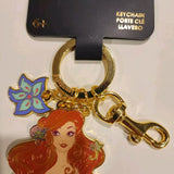 Ariel Floral the Little Mermaid Keychain Charm