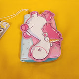Loungefly Minions Fluffy Unicorn Rainbow Glitter Rainbow Zip Around Wallet