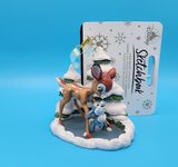 Disney Bambi and Thumper Ice Skate Sketchbook Christmas Ornament