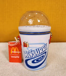 McDonald's McFlurry Ice Cream Cup Figural Crossbody Handbag